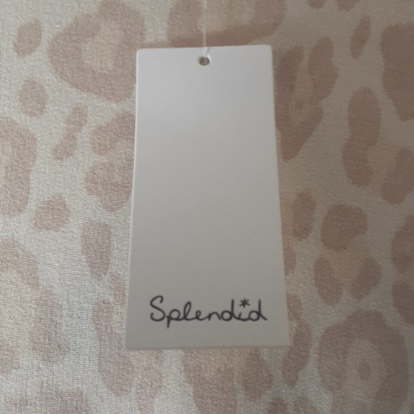 Splendid Animal Print Cream Romper One-Piece Short-Top Combo | NWT! Large - Picture 13 of 15